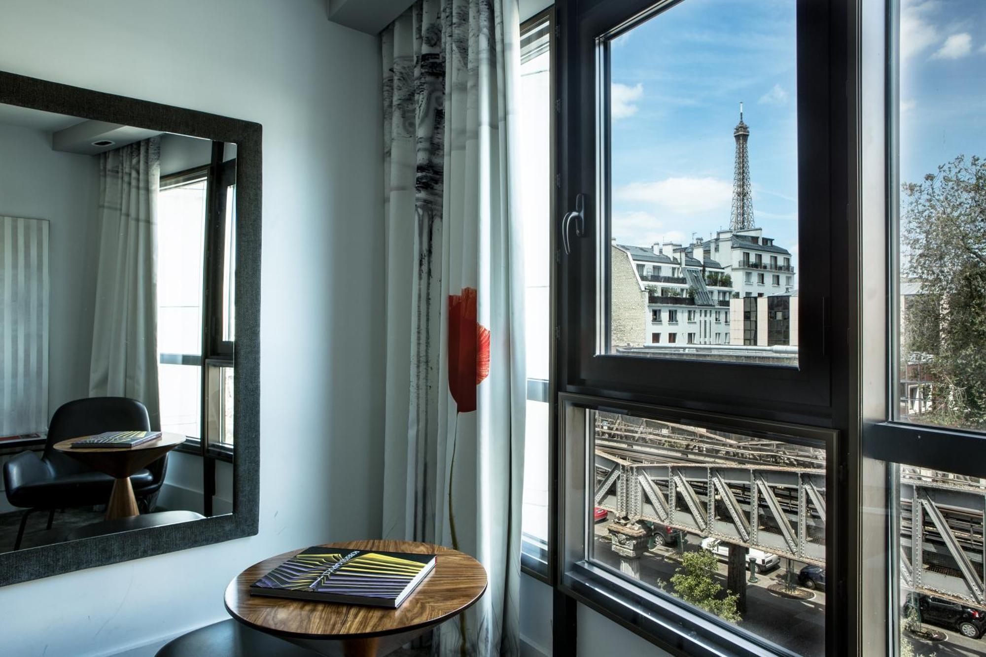 Tweepersoonskamer met Uitzicht op de Eiffeltoren - 3e en 4e verdieping